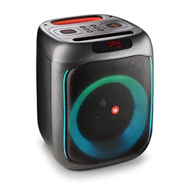 Imagen de Altavoz Portátil De 80w Ngs Wild Swag 10 Hr Batería Bt/tws/usb/tf/aux In Entrada Micro Dsp Negro