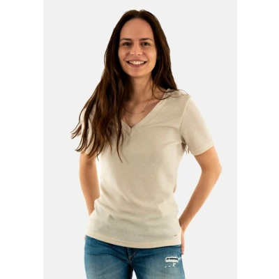 Imagen de Morgan 212 diwi Camiseta básica, Mujer, Talla: Small, Ivoire