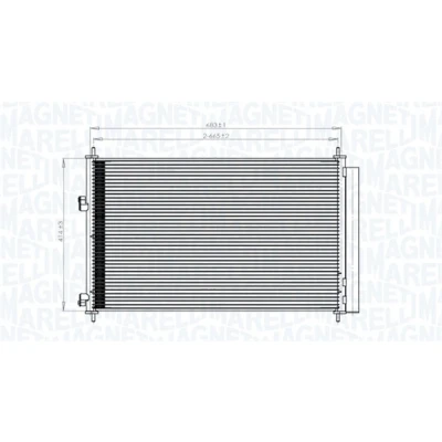 Imagen de Condensador, aire acondicionado MAGNETI MARELLI 350203742000