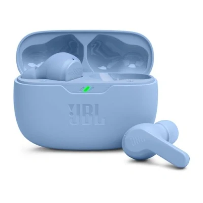 Imagen de Auriculares True Wireless JBL Wave Beam, 32 h de Autonomía, Carga rápida, Sonido ambiente, Azul