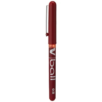 Imagen de Pilot V Ball 05 Bolígrafo Roller Tinta Liquida Rojo Punto Fino (Caja 12 unidades)