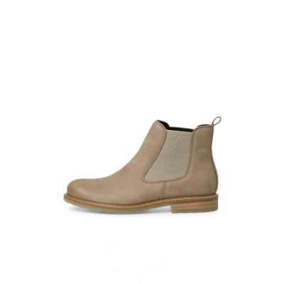 Imagen de Tamaris Mujer Botines, señora Botas Chelsea,Botas,Medias Botas,botín,Bota de Deslizamiento,Plano,Taupe Nubuc,39 EU