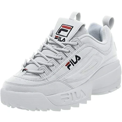 Imagen de Zapatillas Fila Strada Disruptor para hombre, Blanco (blanco, rojo (White/Peacoat/Vinred)), 42 EU