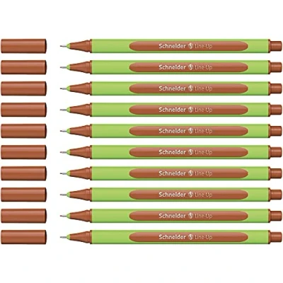 Imagen de Schneider Fineliner Line up 04, Color marron, 10 Unidades SH191007