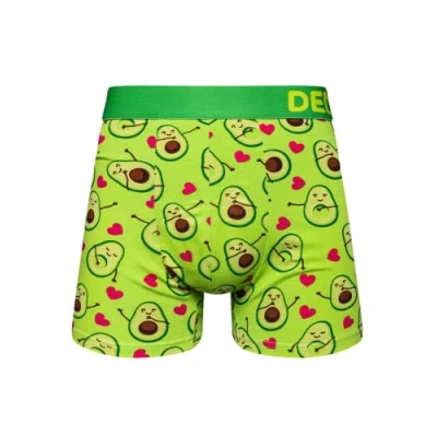 Imagen de Dedoles Calzoncillos Hombre y Chico Ropa Interior Algodón Boxer Muchos diseños Divertidos Dinosaurios Hockey Patos, Color: Verde, diseño: Amor por los aguacates (bóxers Ajustados), tamaño: S