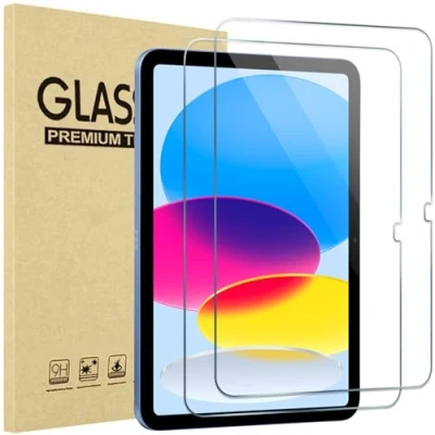 Imagen de Procase 2 Piezas Protector de Pantalla para iPad 10ª Gen 10.9&quot; 2022, Salvapantalla Cristal Templado 10 Generación 2022 10.9 Pulgadas Transparente