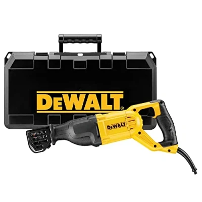 Imagen de DeWALT DWE305PK QS Sierra Sable Electronica con Velocidad Variable, 1100 W, Amarillo