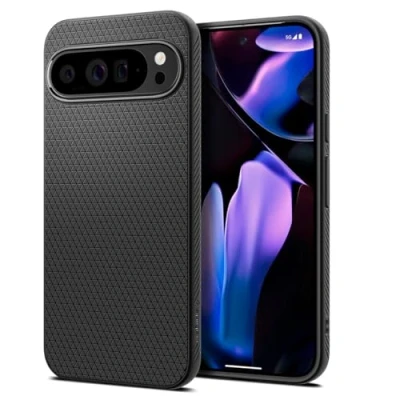Imagen de Spigen Liquid Air TPU Back Cover Negro Google Pixel 9 Pro XL