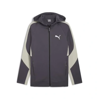 Imagen de Puma Evostripe Fullzip Sudadera con cremallera, Hombre, Talla: Large, Galactic gray