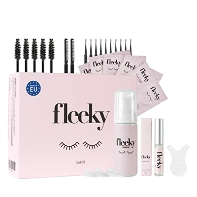 Imagen de fleeky Lash lifting Set: Vegano y sin experimentos en animales, Kit de pestañas para un impulso expresivo rizador (Maxi)