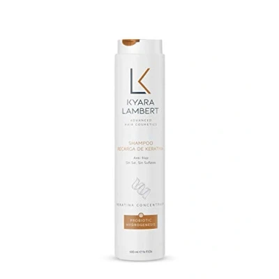 Imagen de Kyara Lambert Shampoo Recarga de Keratina, 400ml Champú Post Tratamiento Keratina Sin Sales ni Sulfatos, Antiencrespamiento