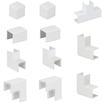 Imagen de Lion Electric Juego de 11 piezas para conectar varios perfiles canal cables la gestión cables, 15 x 10 mm