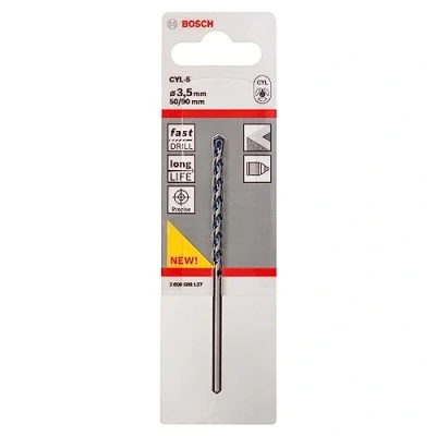 Imagen de Bosch 2 608 588 137 Brocas para hormigón CYL 5 3,5 x 50 90 mm (pack de 1)