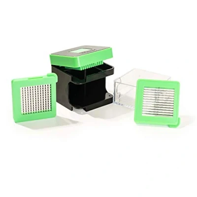 Imagen de Genius Nicer Dicer Spicy A34155 Cortador de verduras, 4 piezas, color verde