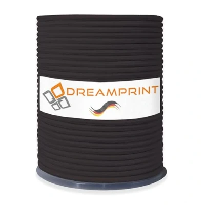 Imagen de Dreamprint cuerda expansora de 100 m, color negro, 10 mm, goma, tensora, elástica, para lona remolque, fijación
