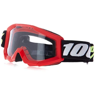 Imagen de Gafas de Ciclismo 100% Strata Mini, Negro/Blanco, Lente Transparente