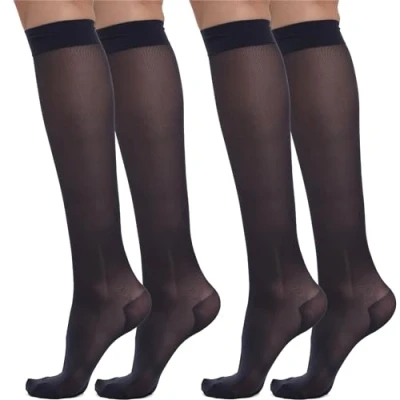 Imagen de BeOnTop Calcetines Compresion Mujer Graduada 70 Denier 1 e 2 Pcs Medias De Compresión 17 18 mmHg, Mujer, Varices by Gambetti Made in Italy
