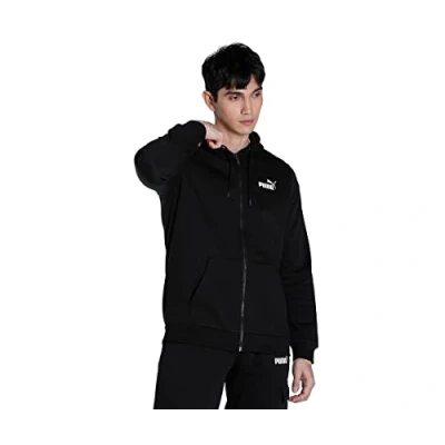 Imagen de Puma ESS Small LOGO FZ FL Sudadera con cremallera, Hombre, Talla: XL, Black