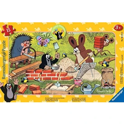 Imagen de Ravensburger The Little Mole Maulwarf Der Kleine Maulwurf El pequeño Topo y Sus Amigos, Color Amarillo (06151)