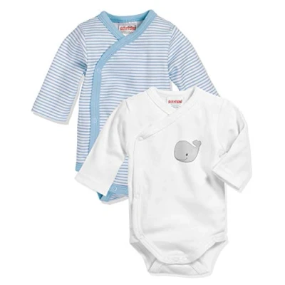 Imagen de Playshoes Wrap Body 1 arm 2 pack Whale, bebe Unisex niños, Azul (Blue/White 01), 56