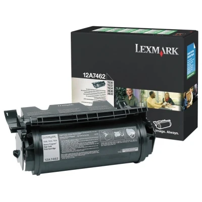 Imagen de Lexmark 12A7462 Cartucho tinta, color negro