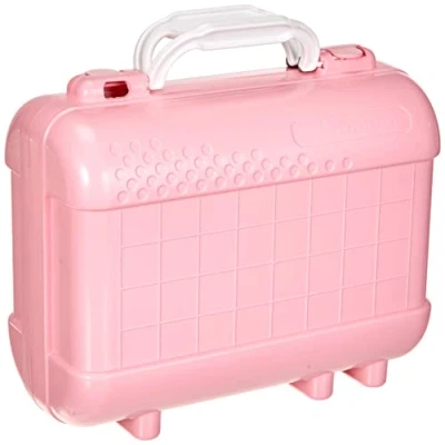 Imagen de Multiprint Maletín Travel Set Disney Minnie, Made in Italy, álbum para Colorear, con Rompecabezas y lápices, Sellos Infantiles, Madera Goma Natural, Tinta Lavable no tóxica, Idea Regalo, 42866