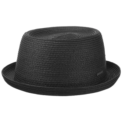 Imagen de Stetson Sombrero Dawson Pork Pie Mujer/Hombre de Playa Sol Fedora Verano Primavera/Verano XL (60 61 cm) Negro