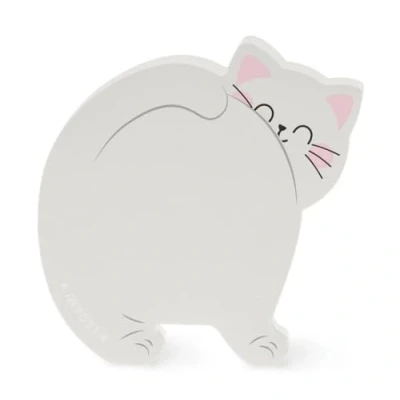 Imagen de Legami Lovely Notes Bloc de notas adhesivas (100 unidades, extraíbles, reposicionables, con forma gato, para notas, listas y hacerlo), tamaño 4,5 x 5,8 1,2 cm, Kitty