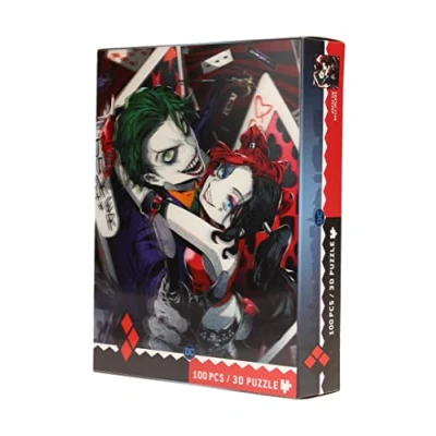 Imagen de REDSTRING Does Not Apply Puzzle Lenticular DC Comics Joker Y Harley Quinn 100 Piezas, Multicolor, One Size (RS531127)