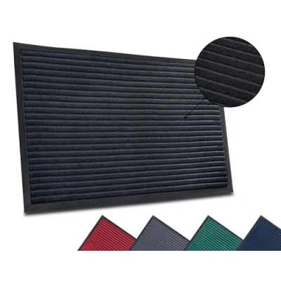 Imagen de Hanse Home Felpudo para Interior y Exterior (S XXL), Antideslizante, Lavable Resistente a la Intemperie, Entrada Exterior, 80 x 120 cm, Color Negro