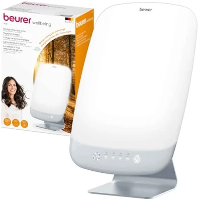 Imagen de Beurer TL 95 lámpara de luz diurna, simulación 14.000 lux, dispositivo médico, diurna para deficiencia lumínica, tecnología LED SunLike®, con ajuste luminosidad