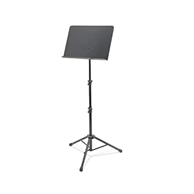 Imagen de K&amp;M 11870 Atril para orquesta negro estante de acero y cierre fácil altura variable 65 a 150 cm