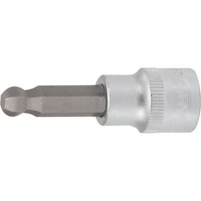 Imagen de KS Tools 917.2446 1/4&quot; Llave de vaso con punta cabeza bola para tornillos encastre hexagonal, 6 mm