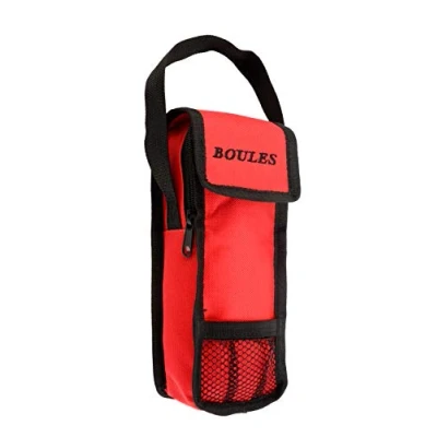 Imagen de Engelhart Bolsa Juego de 3 Bolas con asa Apertura en la Parte Superior Abre y Cierra Cremallera Scratch 23 x 8,5 3,5 cm (Rojo)