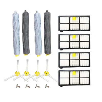 Imagen de DingGreat Kit Recambios Cepillos Filtros y Accesorios para iRobot Roomba Serie 800 900 Series 805 850 851 860 865 866 870 871 876 880 885 886 890 891 895 896 960 966 980
