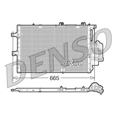 Imagen de DENSO DCN20017 Condensador con secador 665x381x16 R 134 a 665 OPEL: Combo C Tour, Corsa Hatchback