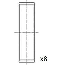 Imagen de Cojinete de biela FAI AutoParts BB2037 STD