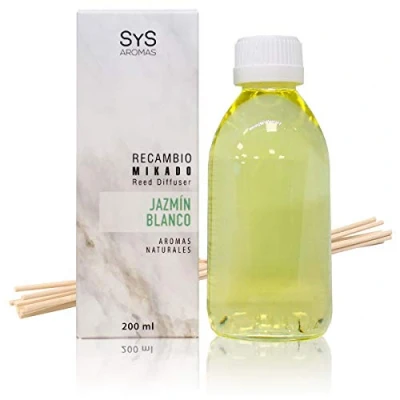 Imagen de Laboratorio SyS Recambio de Ambientador Mikado Jazmín Blanco 200 ml