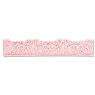 Imagen de Sizzix 3 D Impresslits Embossing Folder Lace Border de Kath Breen, 665744