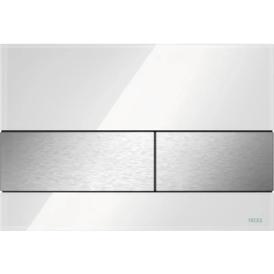 Imagen de TECE 9240801 Placa de accionamiento, Blanco y Acero Inoxidable