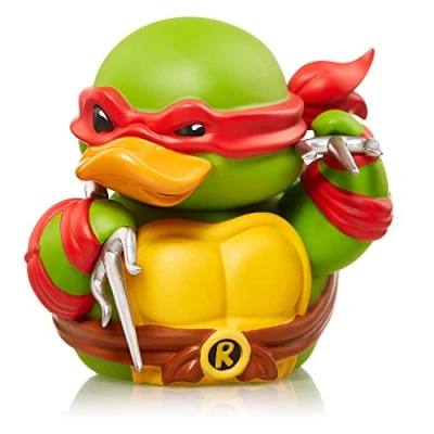 Imagen de TUBBZ Boxed Edition Raphael Figura Coleccionable de Pato Goma Vinilo Producto Oficial Las Tortugas Ninja Mutantes Adolescentes Videojuegos acción, TV y películas