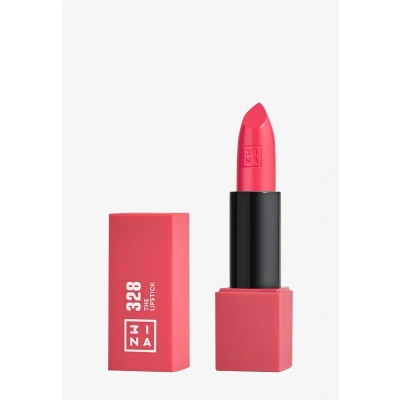 Imagen de 3INA MAKEUP The Lipstick 328 Rosa Labial Cremoso Barra de Labios Mate con Vitamina E y Manteca Karité Alta Pigmentación Olor a Vainilla Vegan Cruelty Free