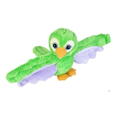 Imagen de Wild Republic Huggers Pulsera de peluche 20 cm, diseño loro verde , color/modelo surtido