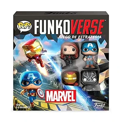 Imagen de Funko Funkoverse: Marvel 100 Base Pack de 4, SPN