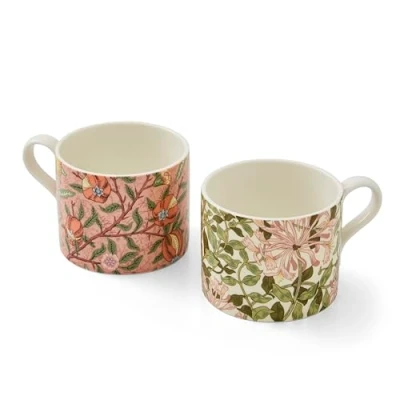 Imagen de Morris &amp; Co. Frutas y madreselva Juego de 2 tazas