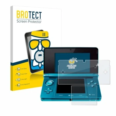 Imagen de BROTECT Protector Pantalla Mate Cristal para Nintendo 3DS Protección Anti Reflejos