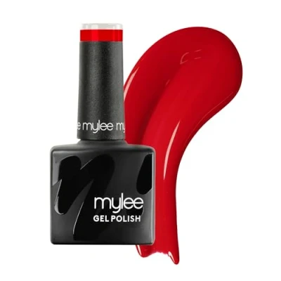 Imagen de Mylee Esmalte de Uñas Gel Semipermanente 8ml [French Cancan] Manicura y Pedicura UV/LED, Uso Profesional Doméstico, Larga Duración, Fácil Aplicar [Red Range] Vegan &amp; Cruelty Free