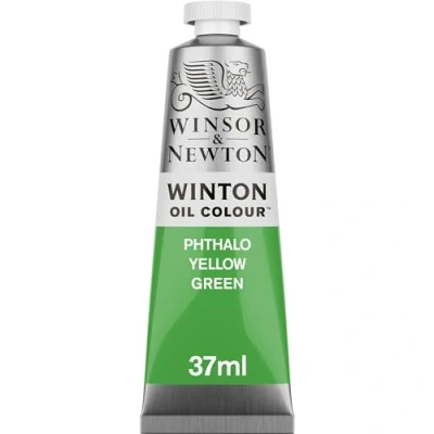 Imagen de Winsor &amp; Newton Winton Pintura al óleo, Verde Amarillo ftalo, 37 ML,