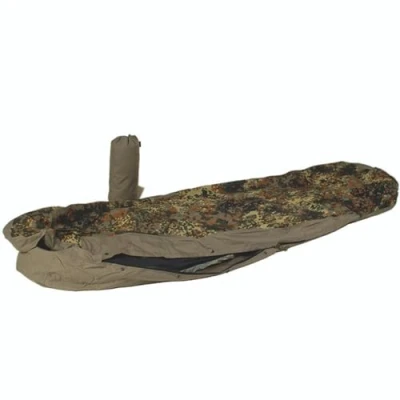 Imagen de Mil Tec Modular 3 Lg, Funda Para Saco De Dormir Hombre, Flecktarn, 225 X 85 Cm