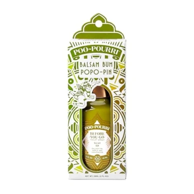 Imagen de Pourri Ambientador en aerosol para baño, espray inodoro Before You Go Poo Desodorante de baño Balsam Bum Atrapa los olores bajo la superficie del agua Spray aceite esencial a